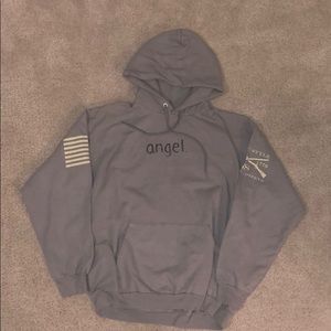 Grunt Style Angel Wing Hoodie - size L